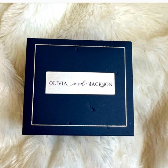 NIB Sterling Silver Olivia and Jackson green gemstone and cz Size 8 Ring - Picture 4 of 6